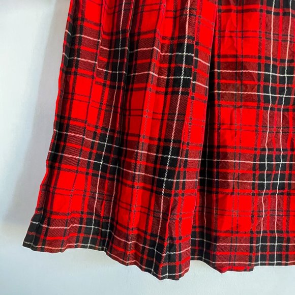 Vintage Highland Queen Wemyss Tartan Wool Kilt Scottish Traditional Skirt Sz 12 - Picture 5 of 9